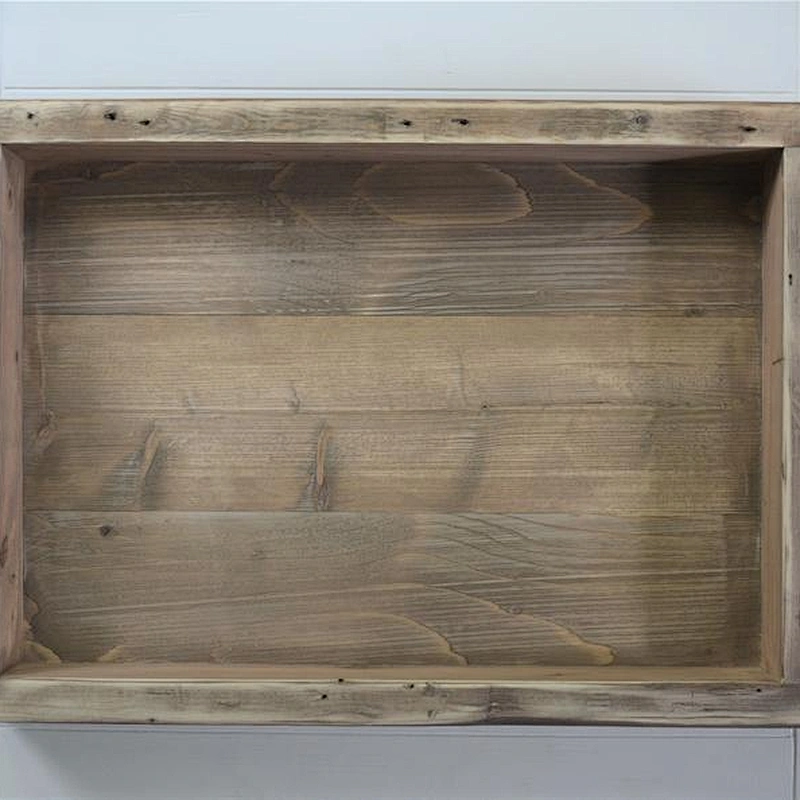 Rustic Wooden Tray with Handles