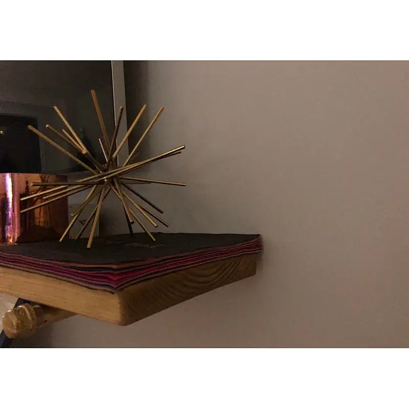 Solid Wood Rustic Farmhouse Floating Shelf