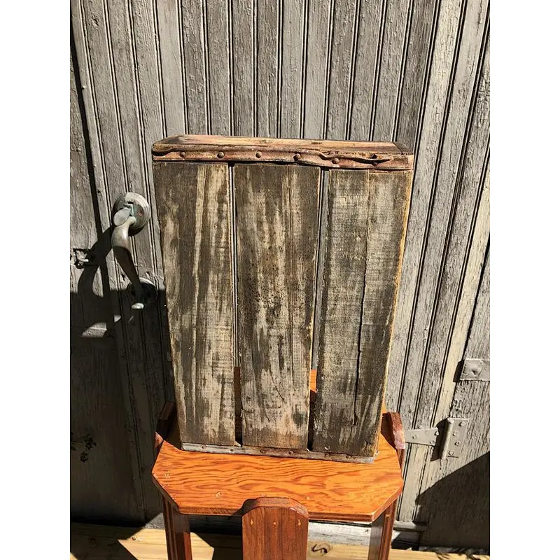 Old country furniture outdoor decorative wooden boxes