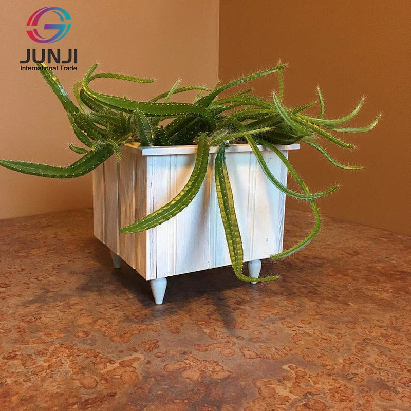 Rustic Wooden Flower Pot Houseplant Wooden Planter Succulent Planter Herb Garden Wedding Table Centerpiece