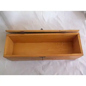 Rustic wholesale cheaper big personalized Vintage Wooden wine box Bollinger R. D. wine or champagne box with hinges and latch