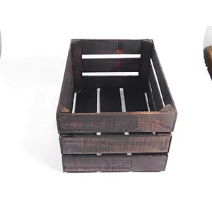 Rustic Wood Crate wooden storage crates wooden crates for fruits and vegetables customized