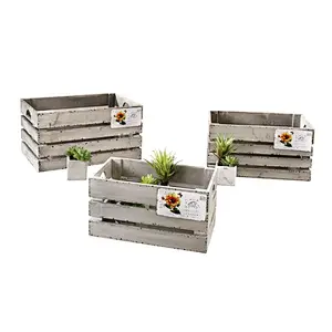 Decorative Wooden Crate 