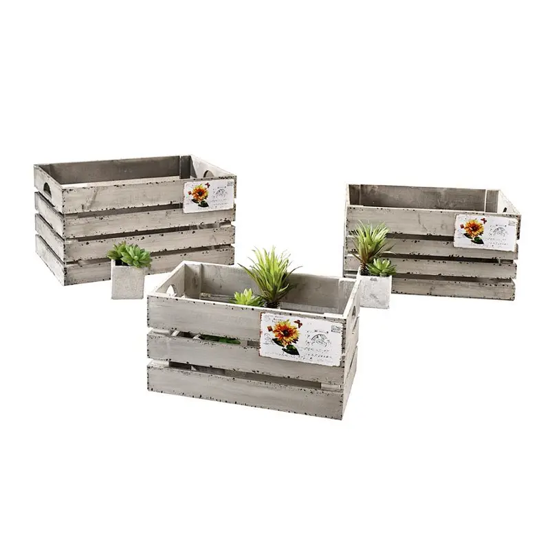 Decorative Wooden Crate 