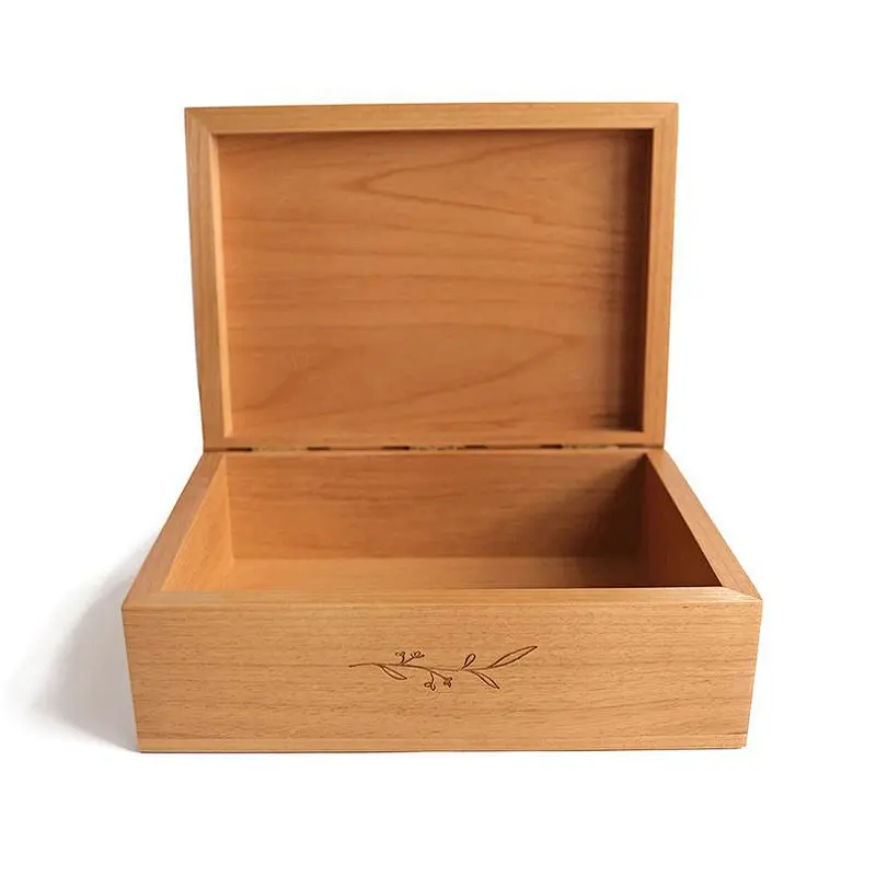 Wood Keepsake Box [Personalized Wedding Box / 5th, Year Anniversary Gift / Wood Anniversary / Memory Box]