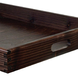 Large Serving Tray Wenge Wooden Tray