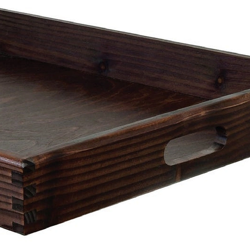 Large Serving Tray Wenge Wooden Tray