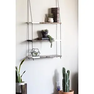 Wall shelf decorations  wall mounted metal shelf wood shelf for wall