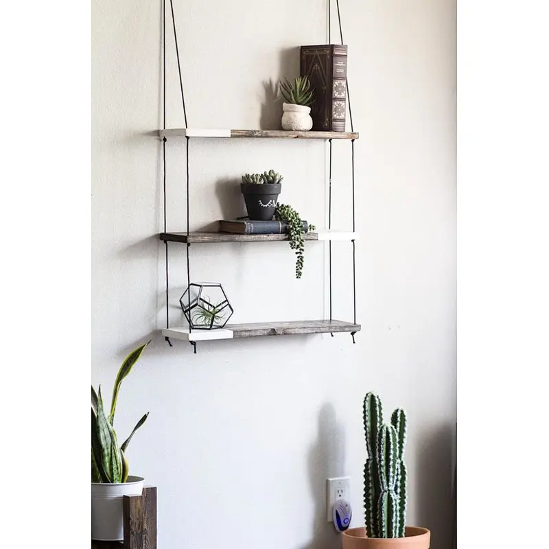 Wall shelf decorations  wall mounted metal shelf wood shelf for wall