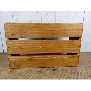 Rustic wholesale big basketdelicate customized wine wooden box home decoration Wooden crate with  wooden boxes unfinished
