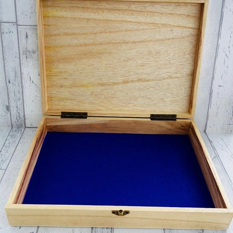 Decorated Wooden Box | A4 Document Box | A4 Certificate Box, engraved Things To Keep Safe