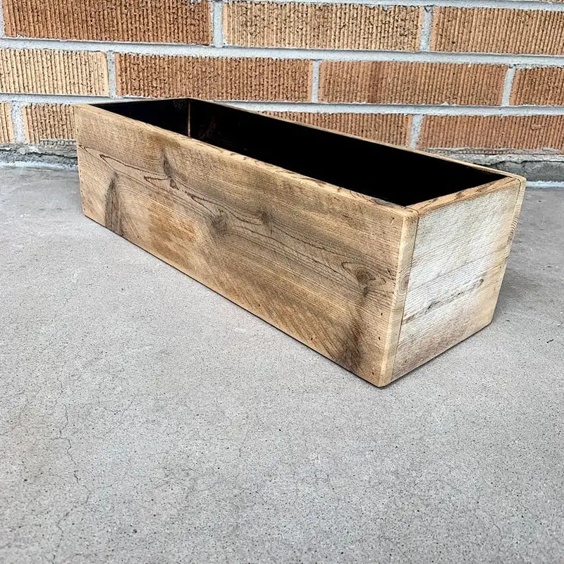 2020 Wood Planter Box Great for Succulent Cactus Herbs Wooden Gift Flower Pot Wooden Planter Box