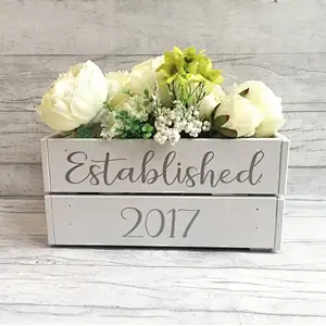 Makeup Storage  Wooden Crate Box