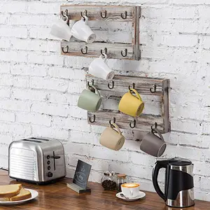 Rustic wood floating wall shelves wood shelves for the kitchen wall home decor wall shelf