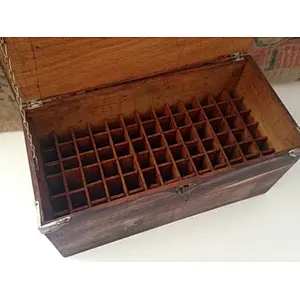 Rustic keepsake with lock personalized customized practical tool  unfinished wholesale antique  grated suitcase with wooden box