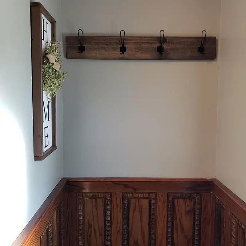 Farmhouse Coat Rack,Wood Coat Rack