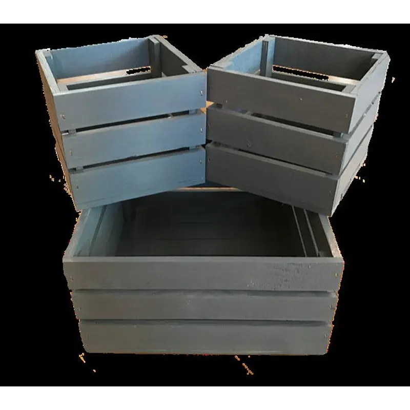 Rustic Pine Wood Crates