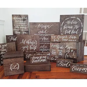 Rustic Custom Blank wood sign unfinished wood sign supplies make your own sign Ceremony Signage