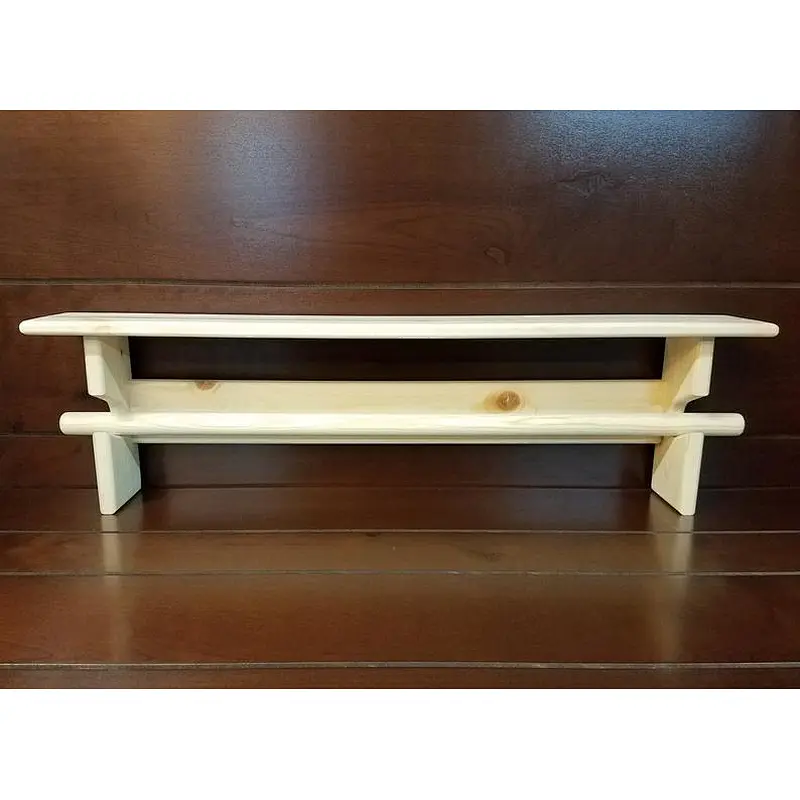 Quilt Rack Wall Mount - Quilt Rack with Shelf - Quilt Room Decor