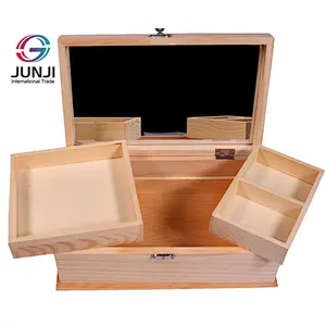 Wooden essential oil box small wooden  jewelry box handmade wooden box