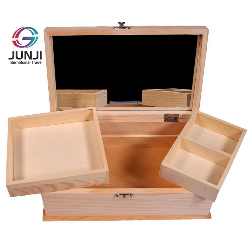 Wooden essential oil box small wooden  jewelry box handmade wooden box