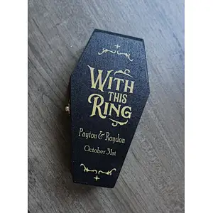 Unfinished Mini Wood Coffin Hinged Latched Halloween Craft Wooden Casket Box Occult  Samhain  Halloween