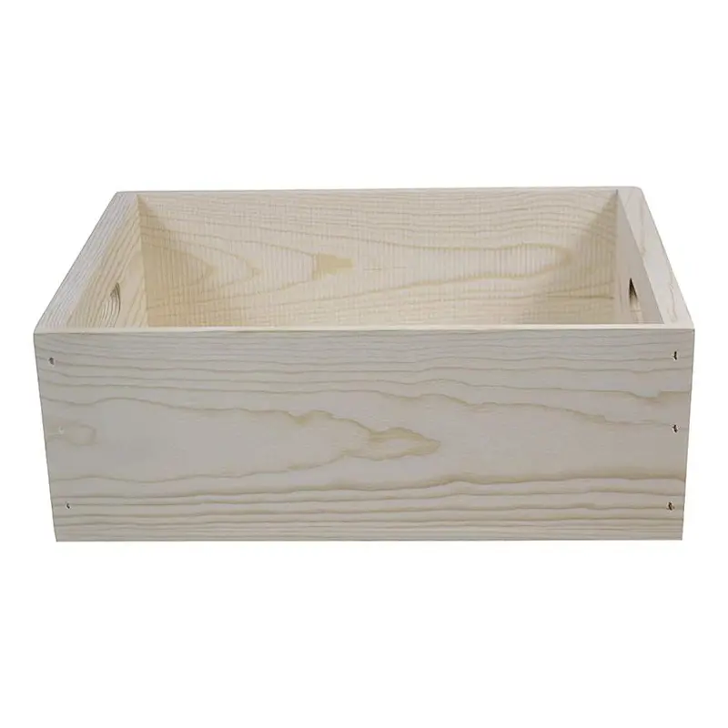 Western Wooden  Pine Boxes With Hand Holes