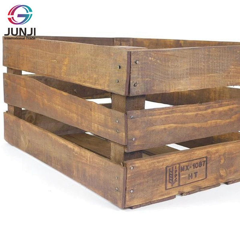 Rustic Wood Crate fruit crate wood  for vegetables wood crate storage wooden crates custom