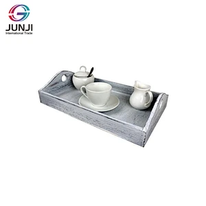Wood Dinner Plate Tray Bread Wooden Tray With Handle Wooden Dry Fruit Tray