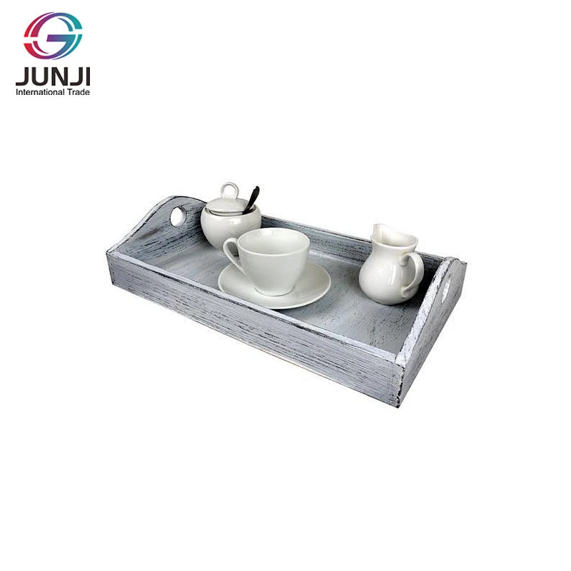 Wood Dinner Plate Tray Bread Wooden Tray With Handle Wooden Dry Fruit Tray