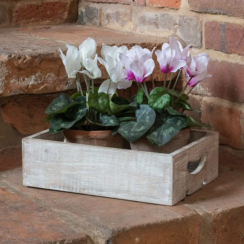 Custom unfinished Wood Tray Wooden Fish Crate