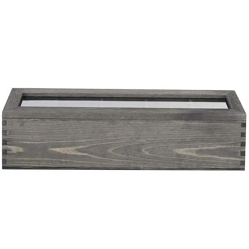 Handmade wooden box tea wood box small wooden carved gift box