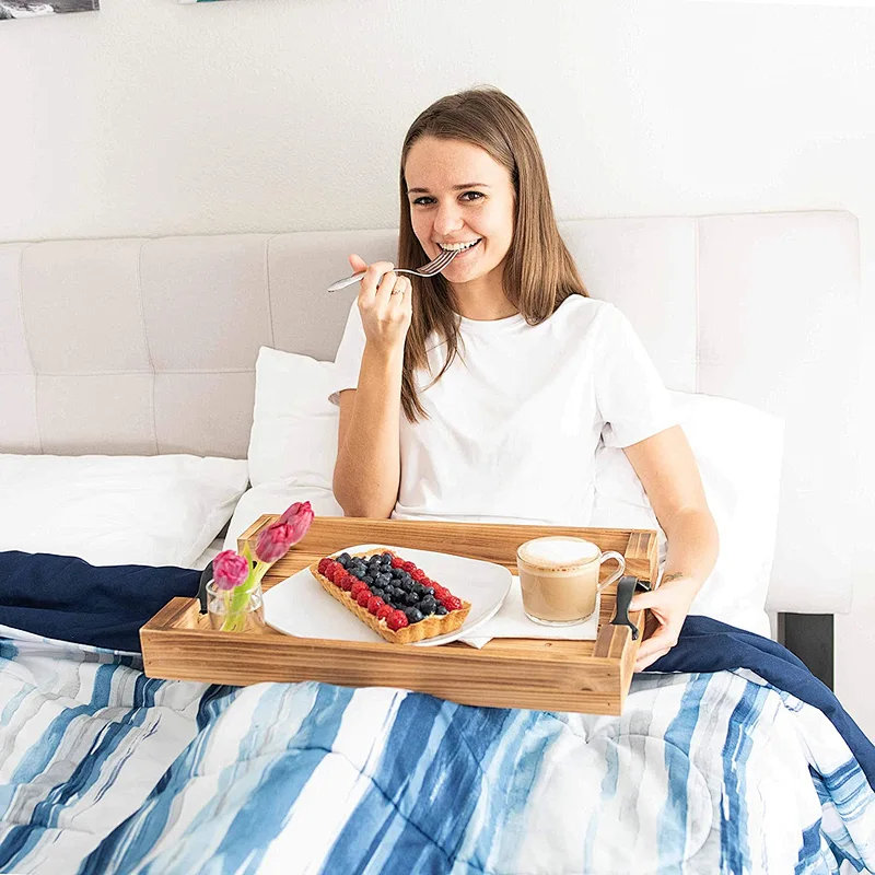 Small Wood Tray Farmhouse Decor Table Decor wooden tray  wooden  Tray  Breakfast In Bed