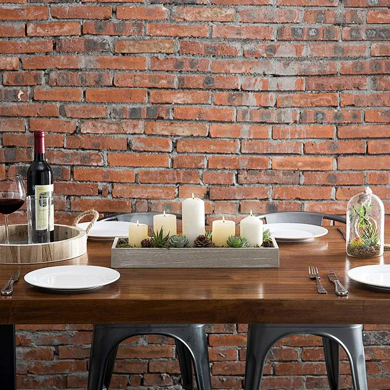 Rustic wooden decorated tray