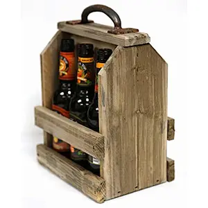Wooden Beer Bottle Holder
