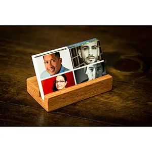 Hot Business Card Holder Stand Homemade home made pine with wood gift wood card holder