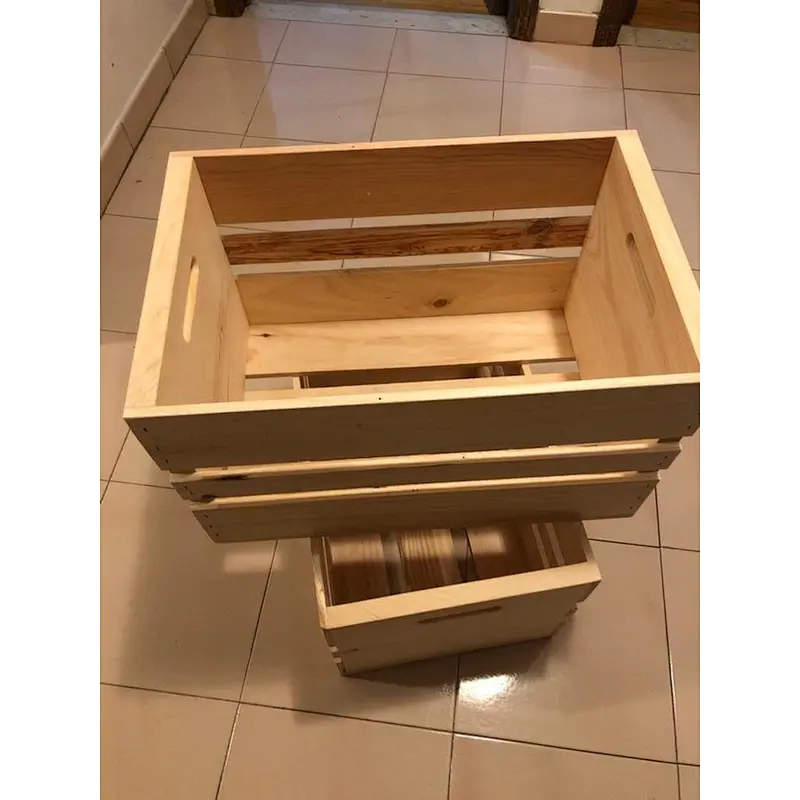 TWO Oversized Wooden Crates customized