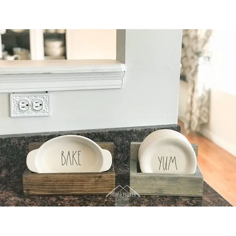 Modern Farmhouse Decoro Wooden Serving Trays Wooden Tray Wood Dinner Plate Tray Bread Wooden Trays and Boxes