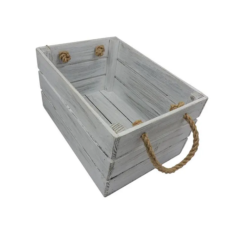 Shabby chic wooden crate wooden crates for fruits and vegetables wood crate storage