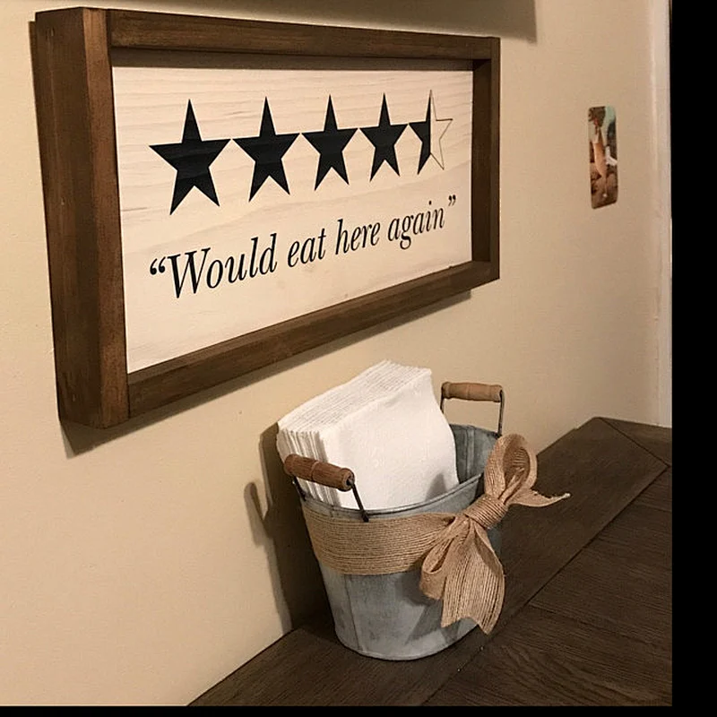 Bathroom Wall Decor Rustic Blank wood sign unfinished wood sign supplies make your own  Funny Toilet Sign