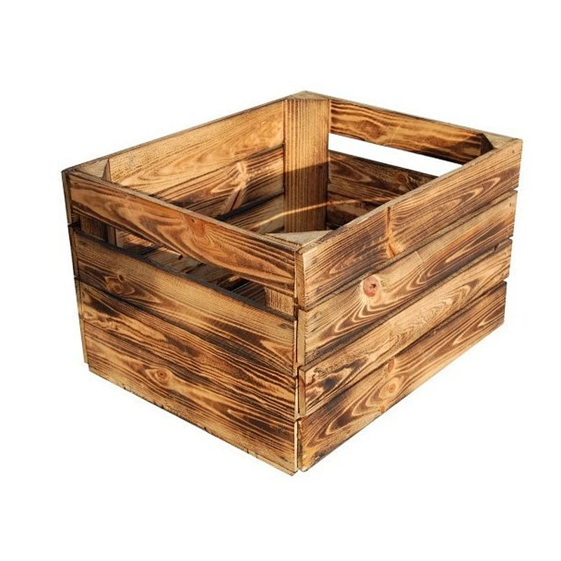 Amazon Hot Sale Handmade Rustic Crates Storage Box