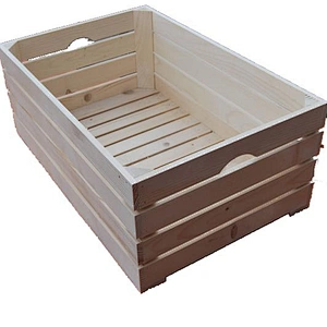Wooden Crates with rope Handles Home rustic decor