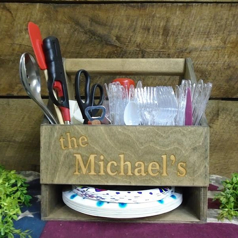 Wood holder kitchen organizer Storage wood box for kitchen use
