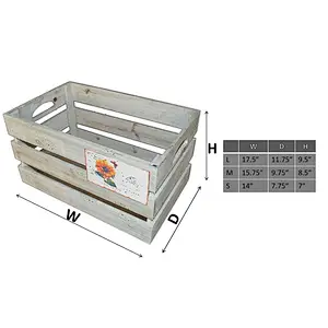 Decorative Wooden Crate 