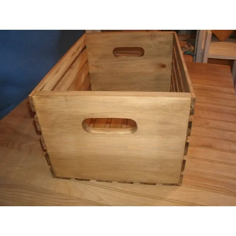 Shabby chic wooden crate wooden storage crates unfinished wood crates wholesale Customized