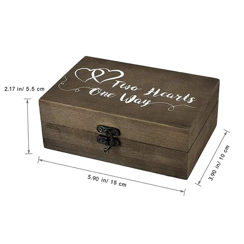Wood Ring Box Holder  wooden box