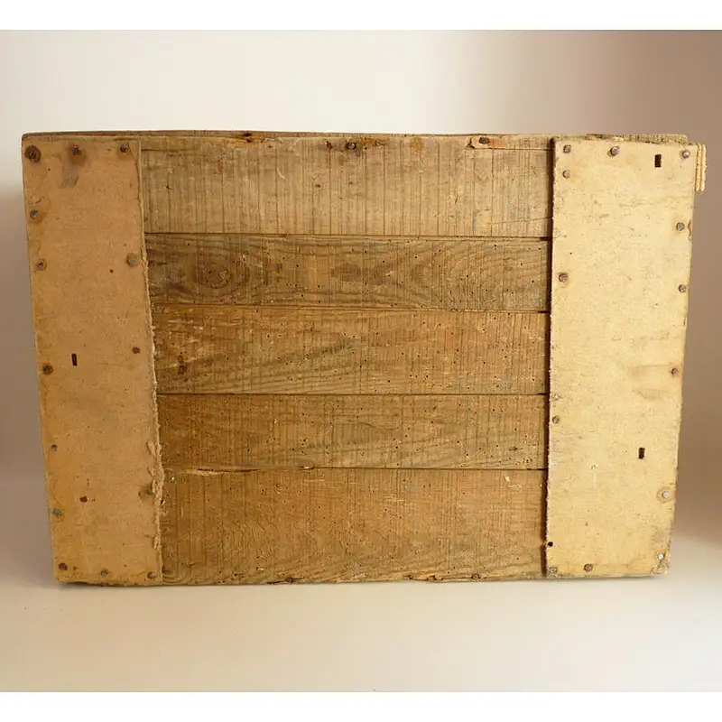 Rustic unfinished personalized wholesale handiwork customized Old wooden crates  chicory Leroux wooden boxcrate
