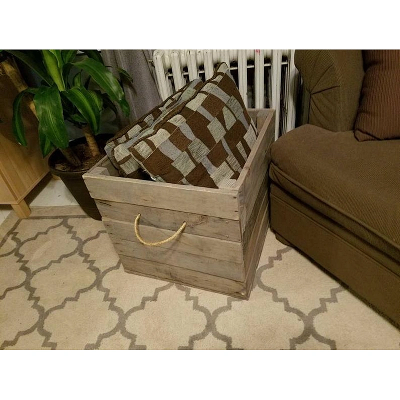 Rustic Wooden Box with Vintage,Personalized Gift Box Rustic Wooden, Dog Toy Crate, Storage Basket,wooden boxes