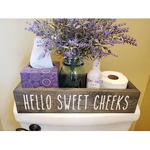 Nice Butt Bathroom Box Toilet Storage Box Toilet Paper Storage Back of Toilet Box