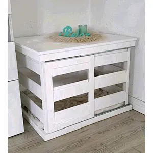Pet house or dog kennel modern indoor dog house- Dog crate end table Dog Kennel Furniture